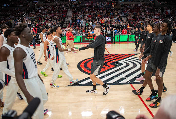 Nike Hoop Summit men's game April 8 2023 Taylor Balkom 2